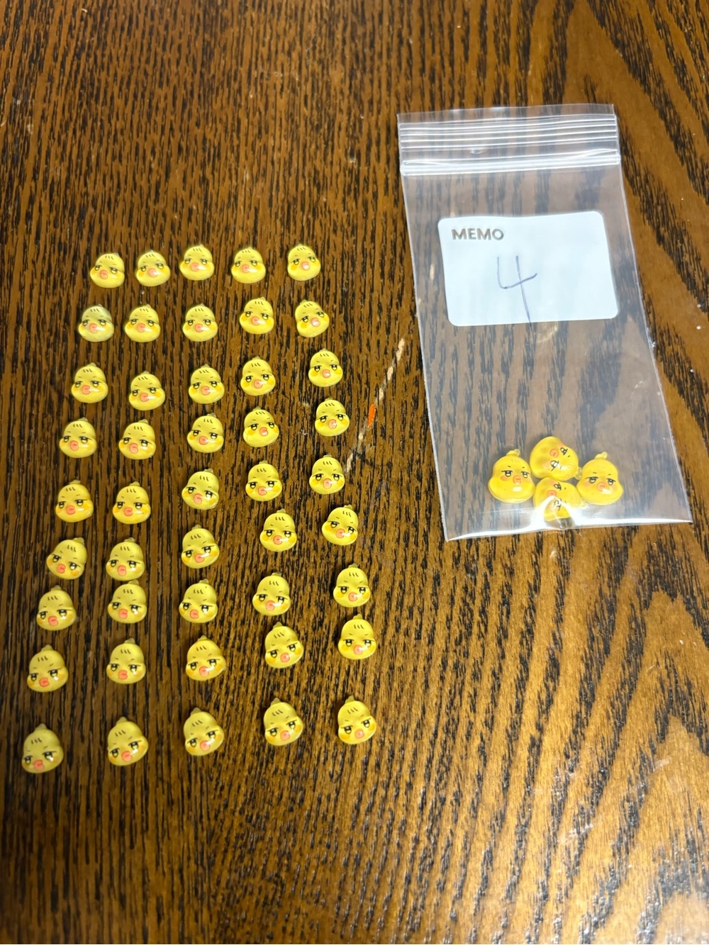 MINGI bbyongMING Set of 49 Nail Art Resin Charms Mini Aniteez Ateez